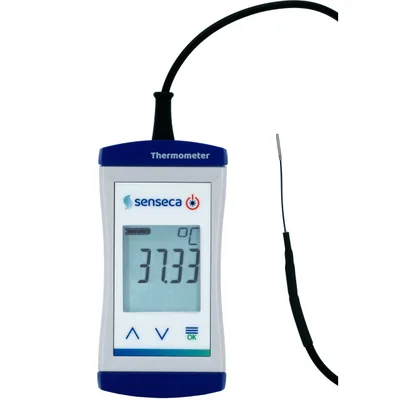 ECO141 - Wasserdichtes hochauflösendes Thermometer, Spezialfühler Ø1,1 mm